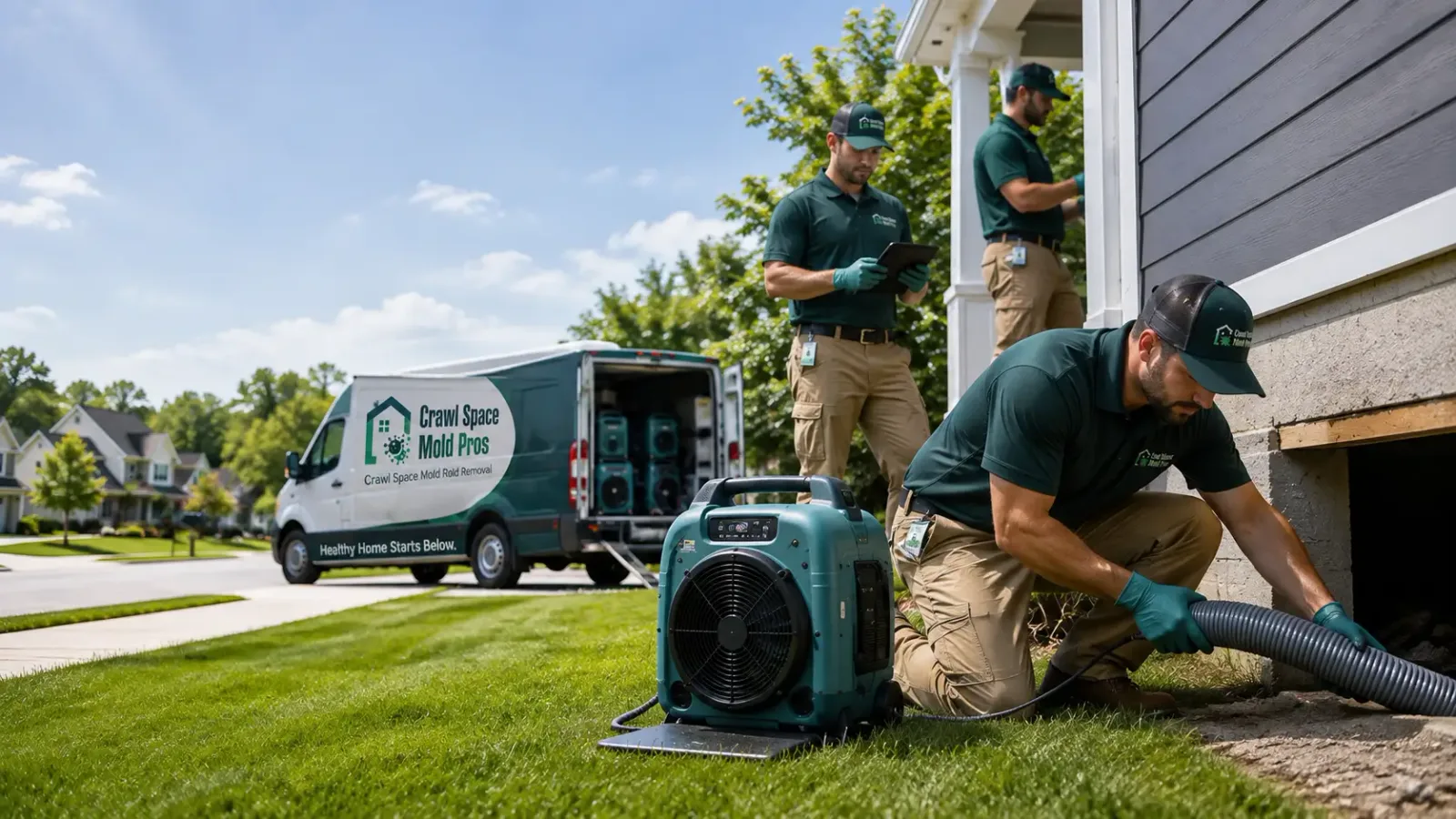 Crawl Space Mold Removal in Dixon, IA
